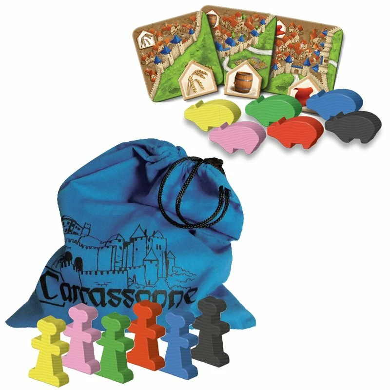 ASMODEE Carcassonne – 2 – Marchands Et Batisseurs (extension) 2 ASMODEE Carcassonne – 2 – Marchands Et Batisseurs (extension) – Image 2