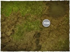 Deep Cut Studio - Tapis de Jeu Muddy Field (4x6ft) - Terrain de Bataille Néoprène 7 Deep Cut Studio - Tapis de Jeu Muddy Field (4x6ft) - Terrain de Bataille Néoprène -Les Des masKes muddy fields battleboard playmat 2