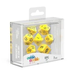Oakie Doakie Dice RPG Set Solid - Jaune (7)
