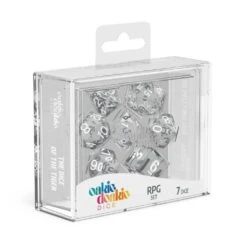 Oakie Doakie – Dice RPG / Dés JDR – Set Translucent – Transparent (7)