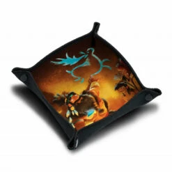 Piste de Dés en Néoprène Prehistories - Accessoire de Jeu de Société Silencieux