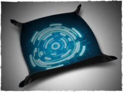 Piste de Dés Sci-Fi en Néoprène - Plateau de Jeu Pliable et Antidérapant