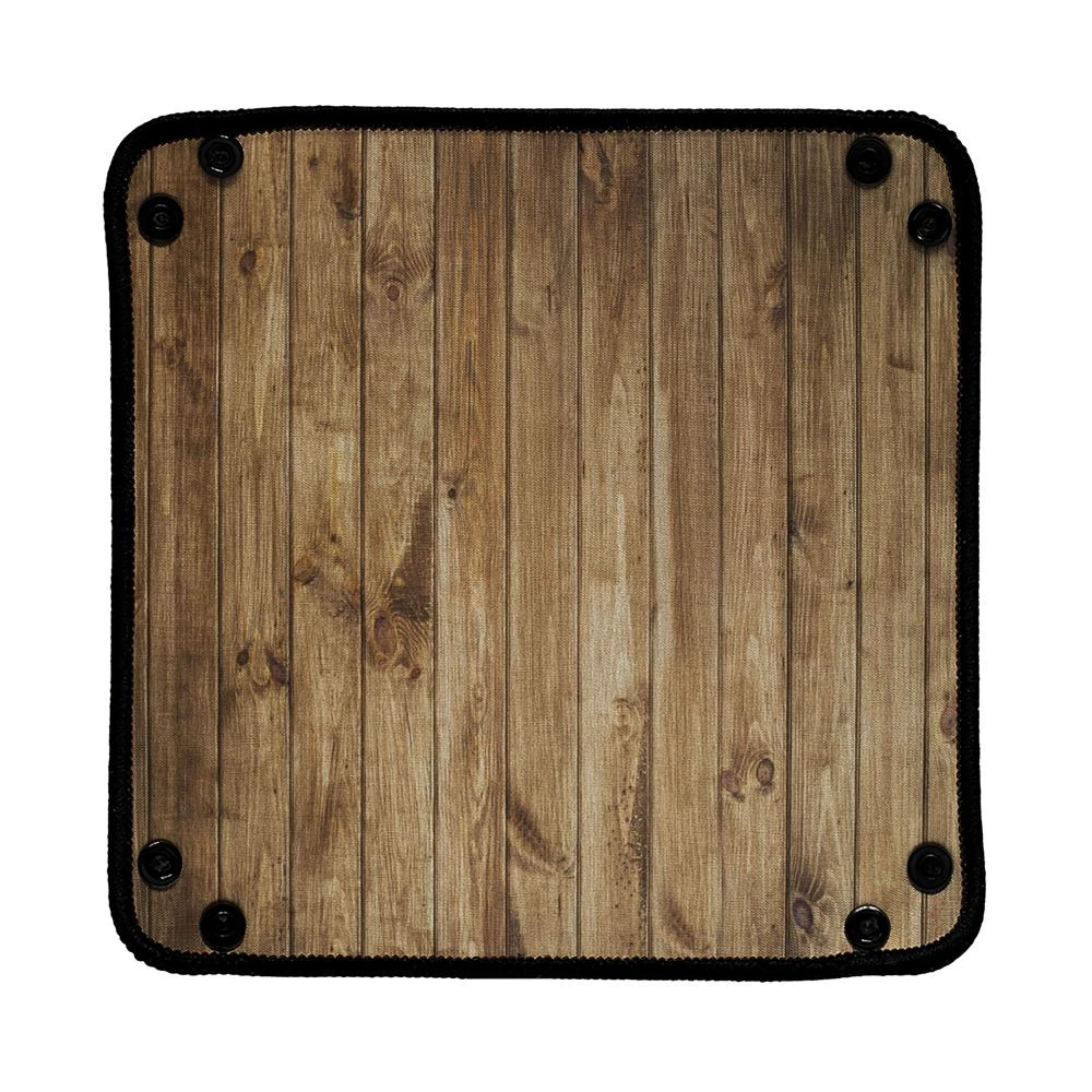 Piste de Dés Premium Texture Bois - Plateau de Jeu Pliable en Néoprène 4 Piste de Dés Premium Texture Bois - Plateau de Jeu Pliable en Néoprène – Image 4