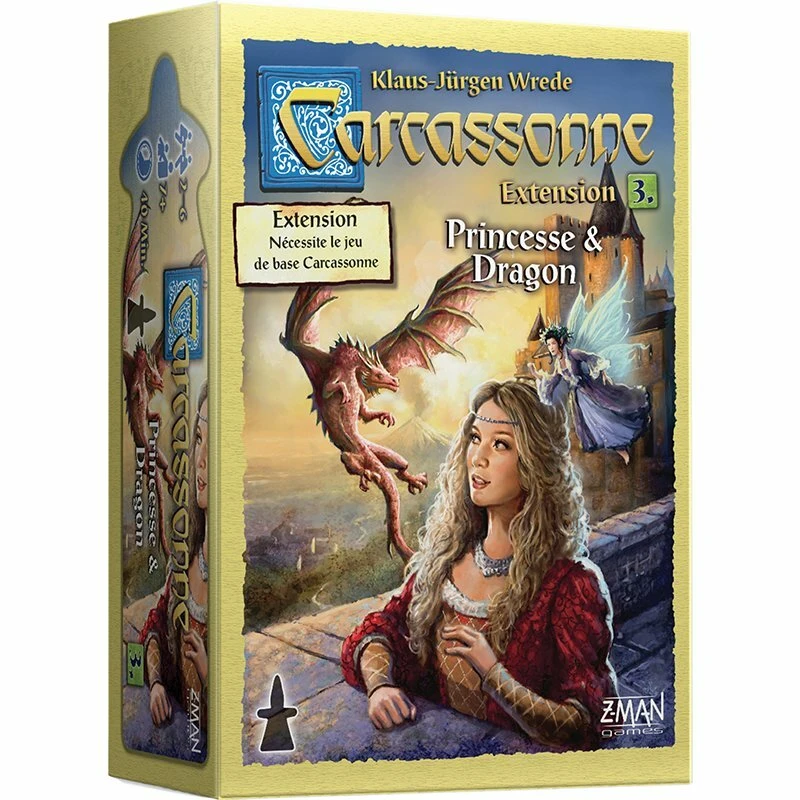 ASMODEE Carcassonne – 3 – Princesse Et Dragon (extension) 1 ASMODEE Carcassonne – 3 – Princesse Et Dragon (extension)