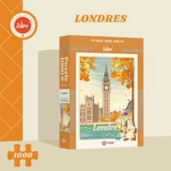 GIGAMIC WIM LONDRES – Puzzle / Affiche « Londres » / 48x68cm