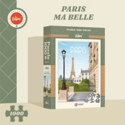 GIGAMIC WIM PARIS MA BELLE – Puzzle / Affiche Paris – « Paris Ma Belle » / 48x68cm