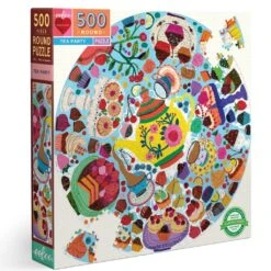 Puzzle Eeboo – 500pc – Round Puzzle – Tea Party