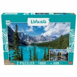 Puzzle Ushuaia – Lac De Moraine 1000 Pcs & Lac Maligne 500 Pcs