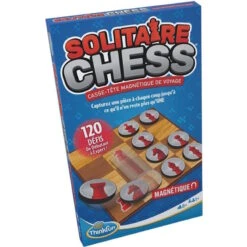 Ravensburger THINKFUN – Solitaire Chess – Jeu Logique Magnétique