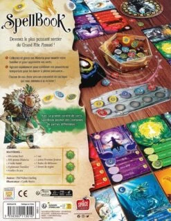 ASMODEE SpellBook -Les Des masKes spellbook jeu space cowboys dos boite