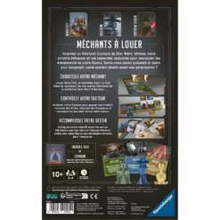 Iello Villainous – Star Wars : Ext Vermine & Trahison -Les Des masKes star wars villainous vermine et trahison jeu ravensburger boite de jeu dos
