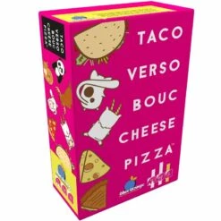 Protège-cartes Premium pour Taco Chat Bouc Cheese Pizza -Les Des masKes taco verso bouc cheese pizza jeu blue orange boite