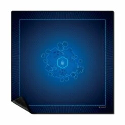 Tapis de Jeu XL 92x92 cm Bleu Saphir - Surface Néoprène Haute Performance