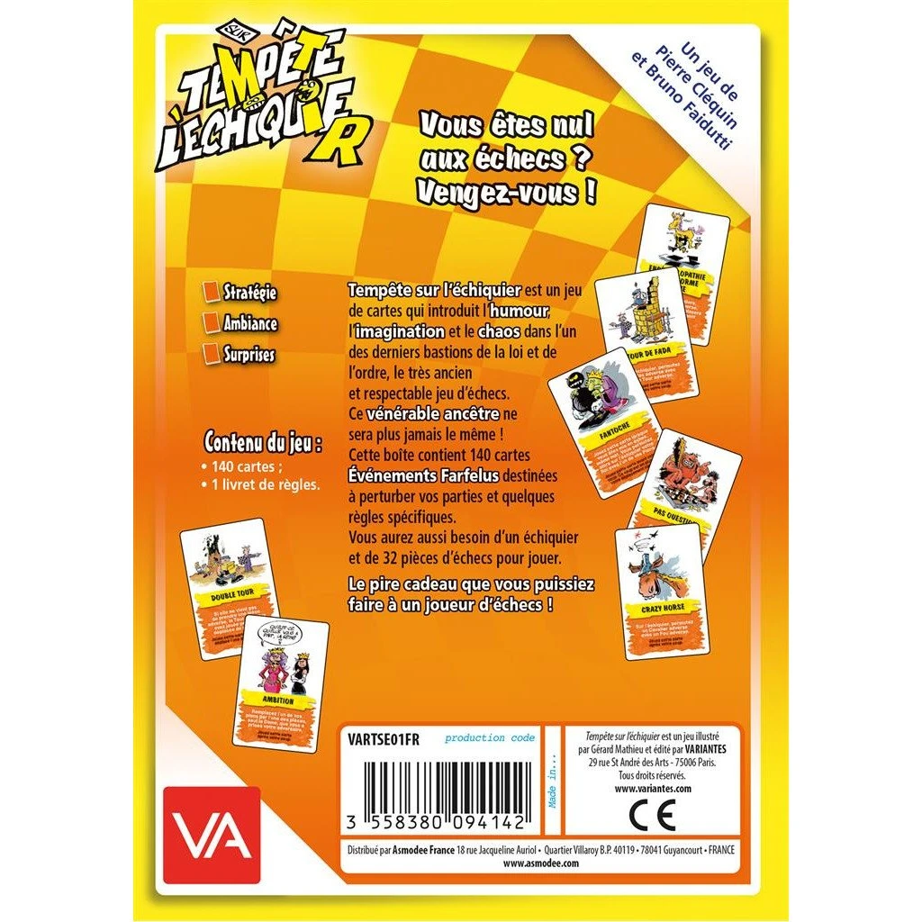 ASMODEE Tempête Sur L’échiquier 2 ASMODEE Tempête Sur L’échiquier – Image 2