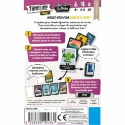 Timeline Twist – POP CULTURE 5 Timeline Twist – POP CULTURE -Les Des masKes timeline twist pop culture boite de jeu dos