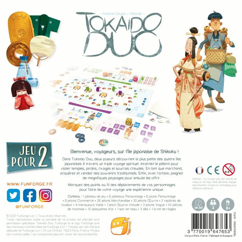 ASMODEE Tokaido Duo 2 ASMODEE Tokaido Duo – Image 2