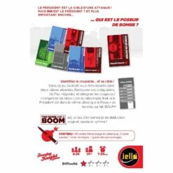 MiniGames – Two Rooms And A Boom ROUGE (Iello) 5 MiniGames – Two Rooms And A Boom ROUGE (Iello) -Les Des masKes two rooms and a boom boite de jeu dos