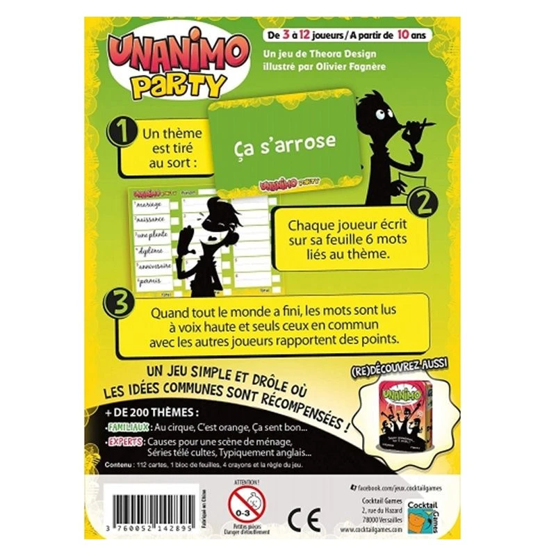 ASMODEE Unanimo Party 2 ASMODEE Unanimo Party – Image 2