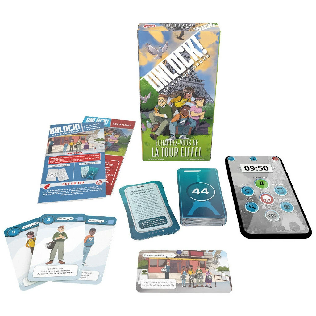 ASMODEE Unlock ! Escape Geeks – Echappez Vous De La Tour Eiffel (Le Jeu) 2 ASMODEE Unlock ! Escape Geeks – Echappez Vous De La Tour Eiffel (Le Jeu) – Image 2