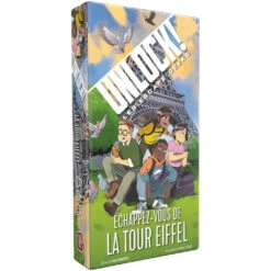 ASMODEE Unlock ! Escape Geeks – Echappez Vous De La Tour Eiffel (Le Jeu)
