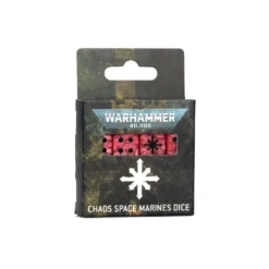 Games Workshop W40K – Chaos Space Marines – Set De Dés / Dice Set 2024 [86-62]
