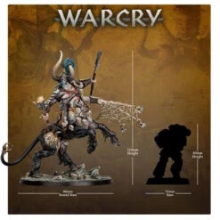 Games Workshop Warhammer AoS – Warcry : Centaurion Marshal [111-88] -Les Des masKes warcry centaurion marshal 2