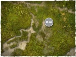 Deep Cut 120x120cm (4x4ft) Tapis de Jeu de Figurines - Terrain Plage -Les Des masKes wargames play mat beach d day 2