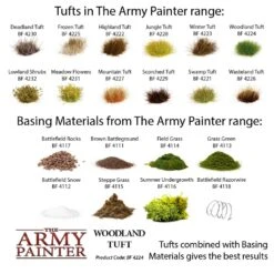 Army Painter Woodland Tuft for Realistic Miniature Bases 11 Army Painter Woodland Tuft for Realistic Miniature Bases -Les Des masKes woodland tuft 4