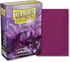 Dragon Shield Matte Japanese Size Card Sleeves - Wraith (60 Count)