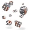 Oakie Doakie Dice D6 12mm Gemidice - Silver-Rust (Set of 36)