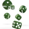 Oakie Doakie Dice D6 16mm Marble Green - 12-Piece Set