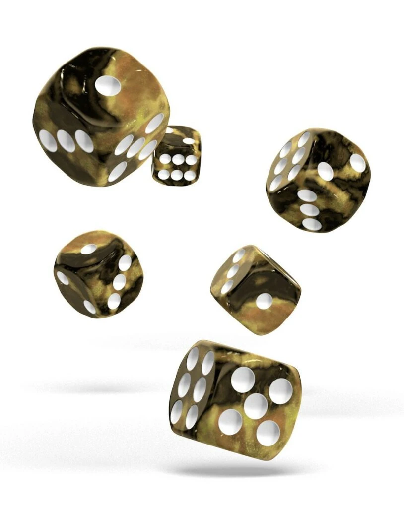 Oakie Doakie Gemidice D6 16mm Dice Set - Hornet (12 Pieces) 1 Oakie Doakie Gemidice D6 16mm Dice Set - Hornet (12 Pieces)