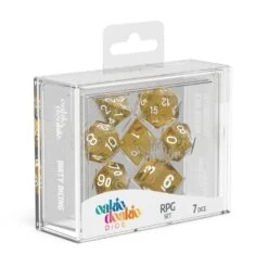 Oakie Doakie RPG Dice Set - Speckled Orange (7 Pieces)