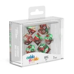Oakie Doakie Gemidice RPG Dice Set - Bloody Jungle (7 Piece)