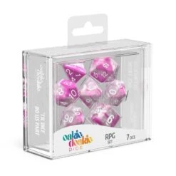 Oakie Doakie Gemidice RPG Dice Set - Magnolia (7-Piece Set)