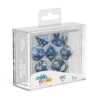 Oakie Doakie Gemidice RPG Dice Set - Liquid Steel (7 Pieces)