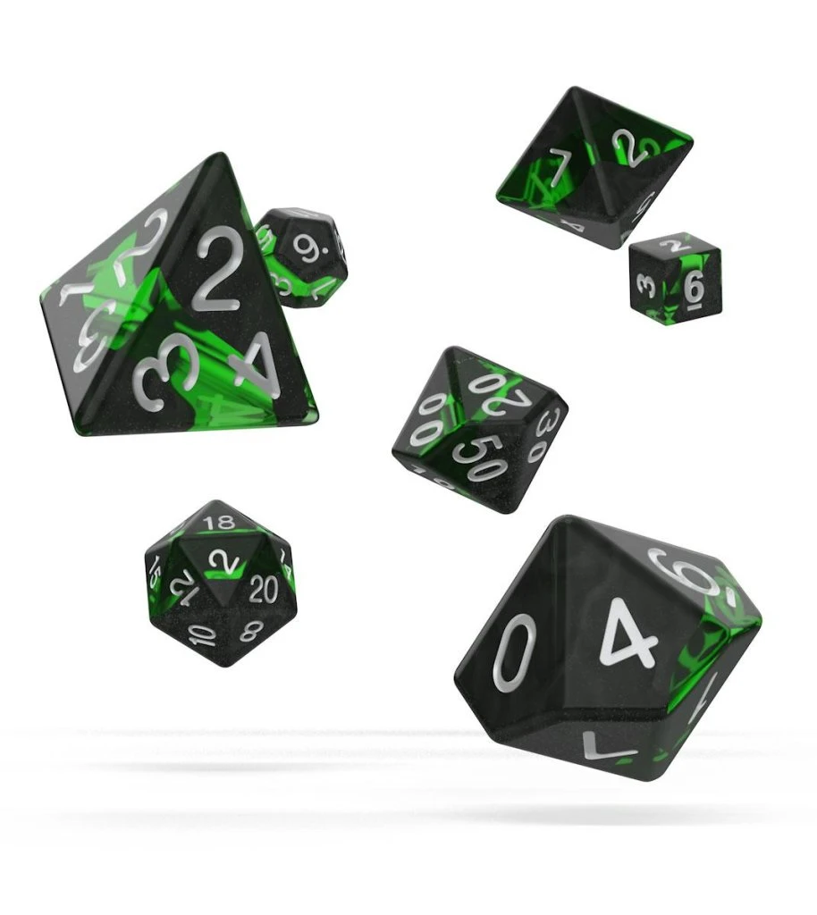 Oakie Doakie Enclave Emerald RPG Dice Set - 7-Piece Premium Collection 2 Oakie Doakie Enclave Emerald RPG Dice Set - 7-Piece Premium Collection – Image 2
