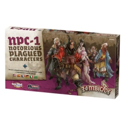 ASMODEE Zombicide : Black Plague – Notorious Plagued Characters N°1 – NPC-1